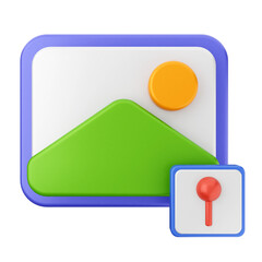 3d picture image photo icon