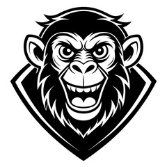 MONKEY head mascot