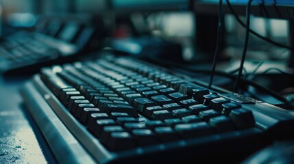 Fototapeta premium Close Up of a Keyboard
