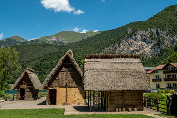Old cottages at Lago di Ledro