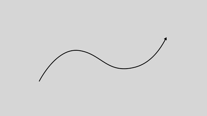 Set of arrows. Arrows up. Black arrow icons. Curved arrows. Vector illustration.