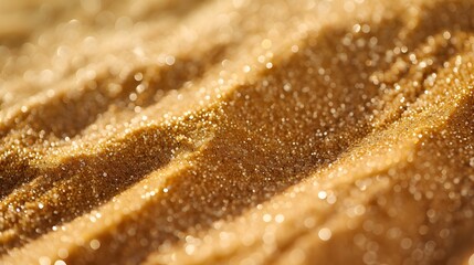 Macro view of sand particles accentuating each grain AI generated illustration