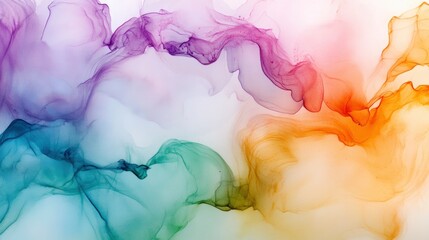 Alcohol ink colors translucent. Abstract colors texture wabi sabi background. Mixing watercolor paints. Modern fluid art. Alcohol ink pattern, ai