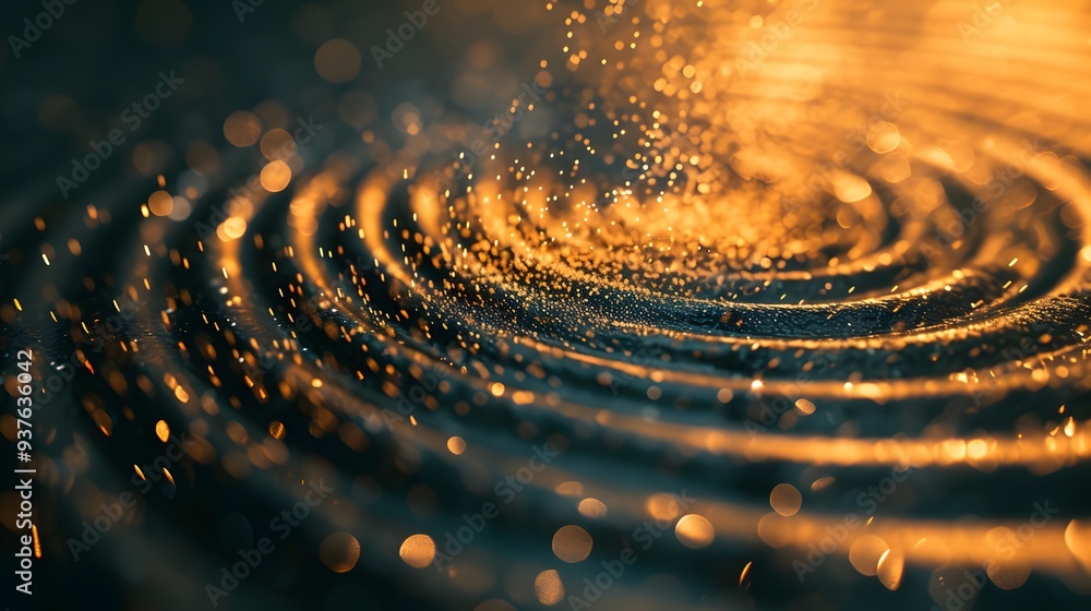 Poster minimalist background with a macro zoom into abstract textures ai generated illustration