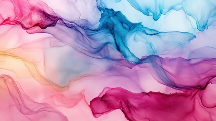 Alcohol ink colors translucent. Abstract colors texture wabi sabi background. Mixing watercolor paints. Modern fluid art. Alcohol ink pattern, ai