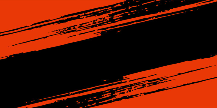 Abstract speed lines style orange color halftone banner design template. Vector illustration. modern halftone grunge vector grunge orange