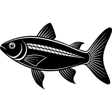 recommend clip art: grey mullet fish silhouette Vector SVG