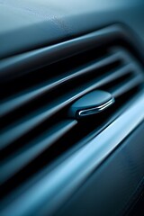Minimalistic presentation of a cars air vent in macro detail   AI generated illustration