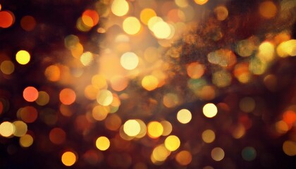 Obraz premium Abstract luxury swirling gold background, soft blur bokeh light effect, Generative AI