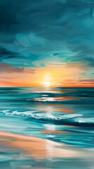 Obraz premium Harnessing the Power of Dynamic Gradients for Eye-Catching Mobile Backgrounds