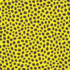 Leopard Skin Seamless Vector Background – Animal Print Pattern Illustration for Fashion, Fabric, Digital Art, Wild Style Decor, Safari Theme, and Graphic Design Projects