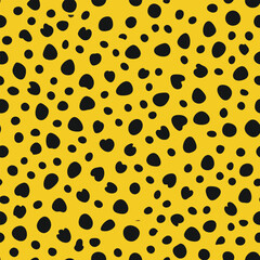 Leopard Skin Seamless Vector Background – Animal Print Pattern Illustration for Fashion, Fabric, Digital Art, Wild Style Decor, Safari Theme, and Graphic Design Projects