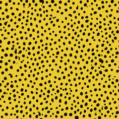 Leopard Skin Seamless Vector Background – Animal Print Pattern Illustration for Fashion, Fabric, Digital Art, Wild Style Decor, Safari Theme, and Graphic Design Projects