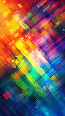 Fototapeta premium An Eye-Catching Designs with Rainbow Color Mobile Portrait Backgrounds