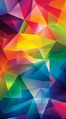 Obraz premium An Eye-Catching Designs with Rainbow Color Mobile Portrait Backgrounds
