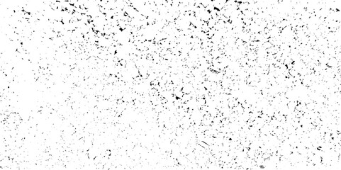 Grunge background black and white. Grainy noise scratches, dust texture. Abstract snow dust wall. Dirty old surface. Vector vintage pattern
