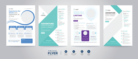 Travel Flyer Bundle Pack Design
