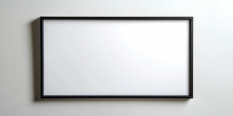 Black Picture Frame on White Wall