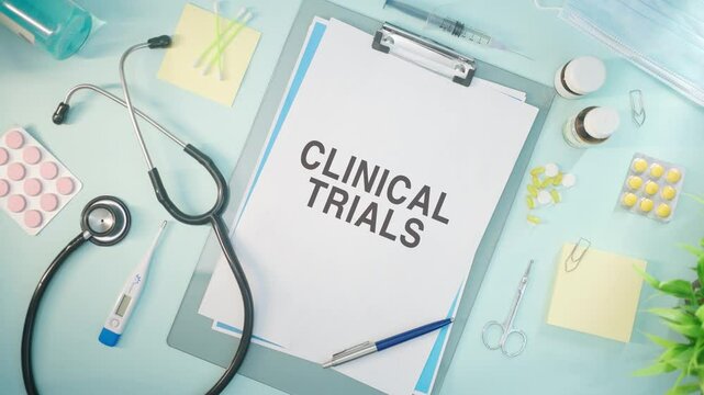 CLINICAL TRIALS WRITTEN ON MEDICAL PAPER