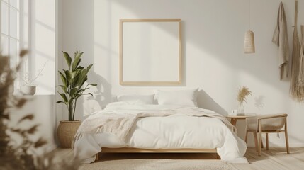 Minimalist Bedroom Interior Design.