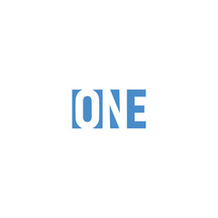 One Logo vector logotype
