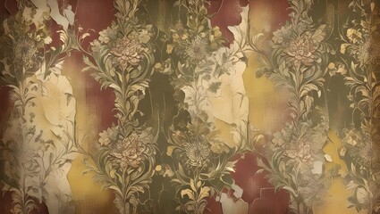 vintage wallpaper background generative ai