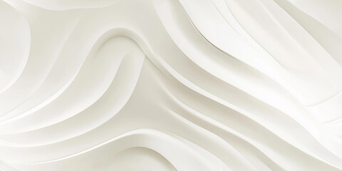 Obraz premium A seamless pattern with smooth, flowing white lines that create a wave-like texture. The abstract design is calm and minimalistic, offering a clean and sophisticated look.