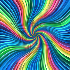 Swirling waves of color create vibrant visual movement