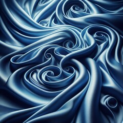 Obraz premium blue silk fabric texture background 