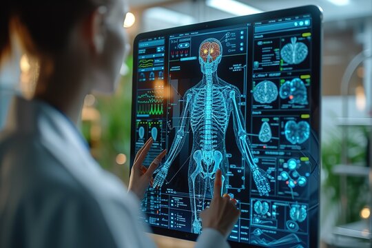 AI medical healthcare tools concept Healthcare technology, Medical revolution and the advance of technology Artificial Intelligence Deep Learning for Medical Research, Transformation of innovation