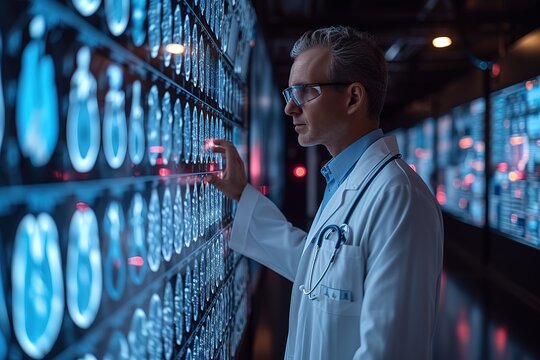 AI medical healthcare tools concept Healthcare technology, Medical revolution and the advance of technology Artificial Intelligence Deep Learning for Medical Research, Transformation of innovation