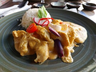 peruvian food chicken chili with rice