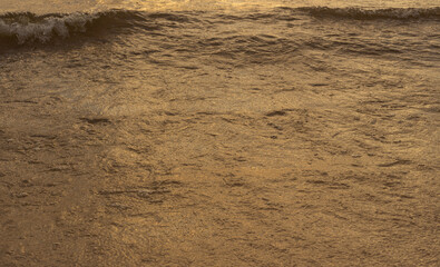 sea and sun with reflection
