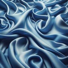 Fototapeta premium blue silk fabric texture background 