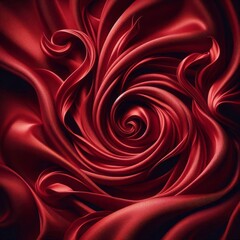 Obraz premium red silk fabric texture background 