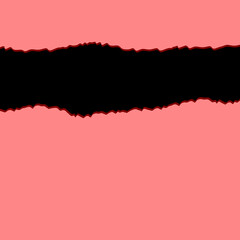 Abstract background, pink background decorated with black stripes, decorated like separate paper.