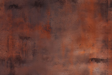 Processed collage of rust metal table surface texture. Background for banner, backdrop or texture