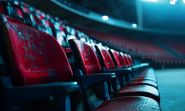 Empty Seats in a Stadium