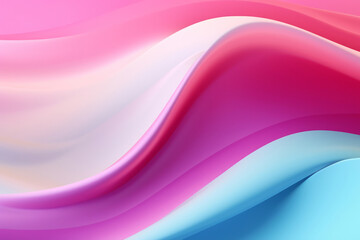 Fototapeta premium Abstract waves shape glowing in ultraviolet spectrum. Background for banner, backdrop or texture