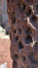 Textured Wall of old monastery in Armenia