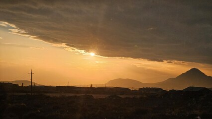 Sunset over Katmandu