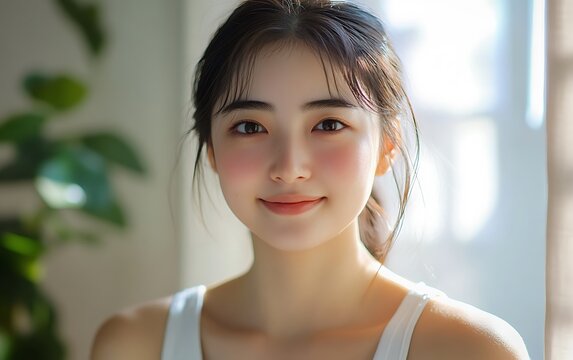 Asian Girl smiling
