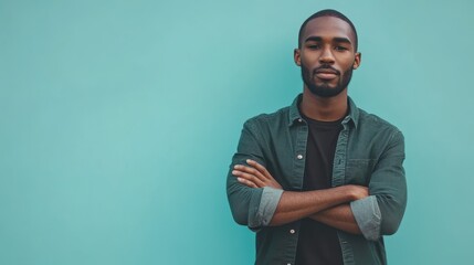 The confident young man