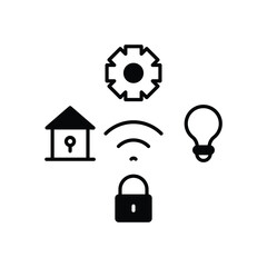 Internet Of Things icon vector stock illustration