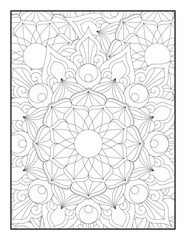 Ornamental mandala adult coloring book page. Mandala Coloring Book For Adult. Mandala Coloring Book. coloring page for children and adults.. 