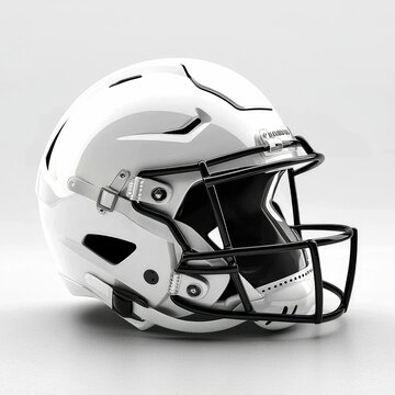 recommend clip art: White Football Helmet with Black Face Mask