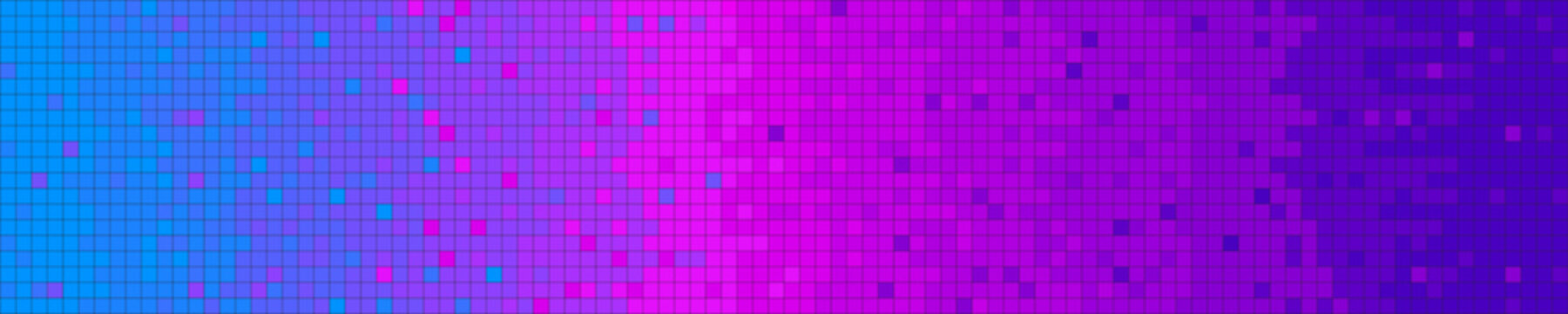 Pink purple disco party pattern background. Iridescent sequin mosaic texture. Abstract shining halftone wallpaper. Pop up comic glitter sparkles backdrop. Retro vector design template