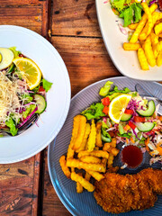 grilled chicken with vegetables