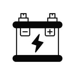 Energy Storage icon vector stock illustration