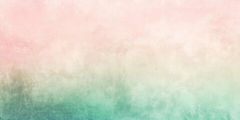 Watercolor Mist Gradient Background with Pink and Green Hues, Texture Header Design